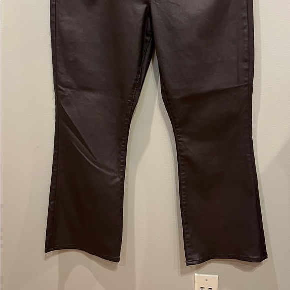 Loft The Kick Crop Brown Pants - Picture 3 of 8